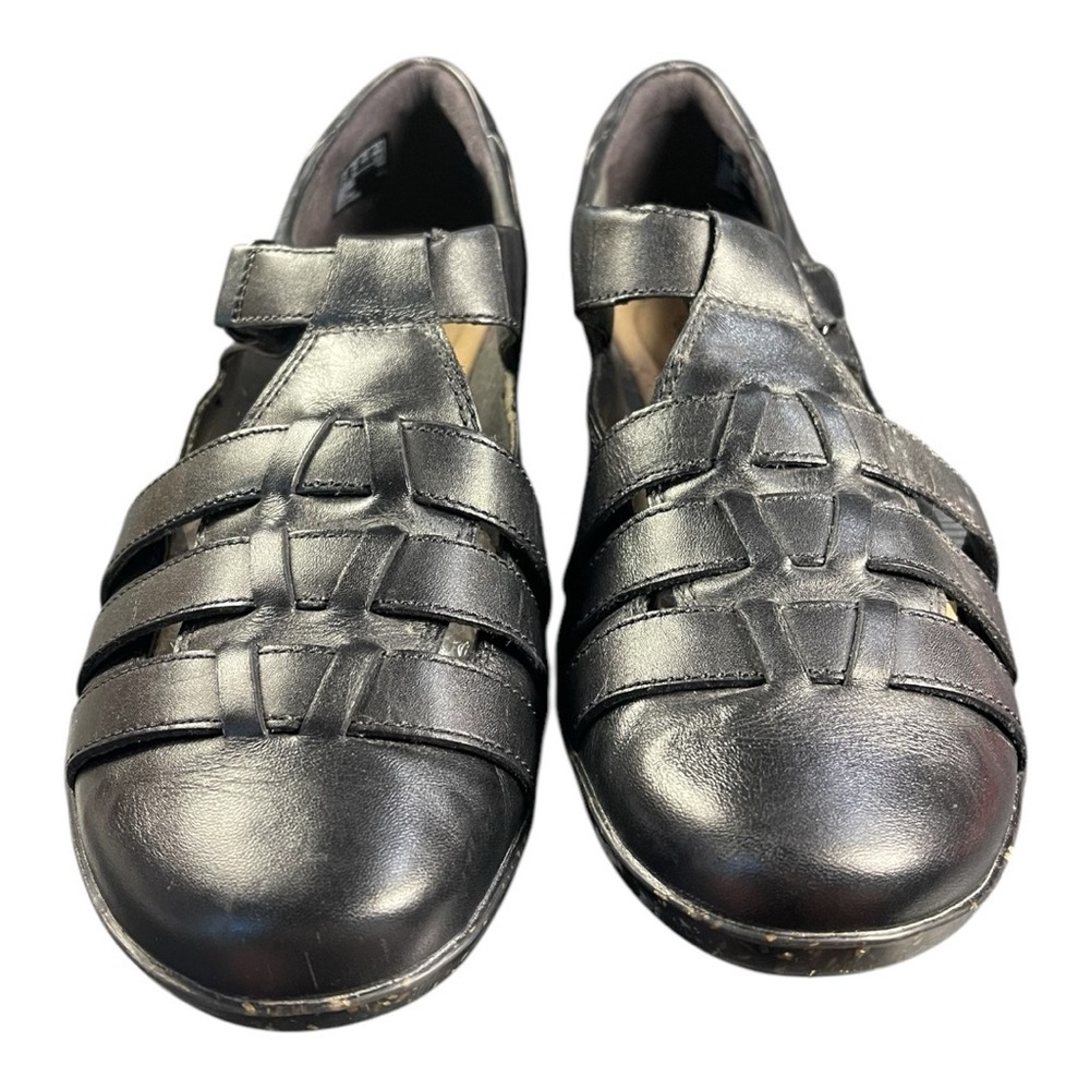 Clarks Collection Leather Sandals - Size 10